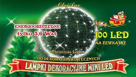 Lampki mini LED / do dekoracji / na zielonym druciku / 10 m dekoracji / mini diody LED oświetlenie świąteczne NR 203