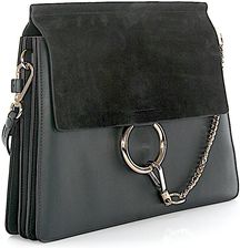 Chloé Kobiety Torba na ramię Faye ze skóra zamsz zielona Chloé Kobiety Torba na ramię Faye ze skóra zamsz zielona