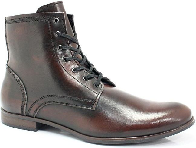 KENT 287 BRĄZ KABIR Wysokie buty męskie, casual Brązowy KENT 287 BRĄZ KABIR Wysokie buty męskie, casual Brązowy