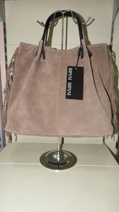 RIPANI torebka skóra naturalna GARDENA NN shopper bag w stylu boho