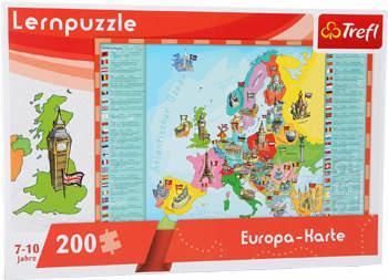Trefl Puzzle 200el. Mapa Europy 15503