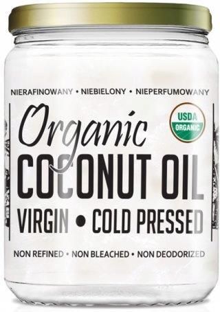 Diet Food Organic Coconut Oil Olej Kokosowy Extra Virgin Bio 1L - zdjęcie 1 Diet Food Organic Coconut Oil Olej Kokosowy Extra Virgin Bio 1L