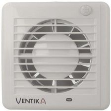 Ventika Wentylator Osiowy Fi 100 230V 5,5W 84M3/H 25Db Łożyska Kulowe Z Wyłącznikiem Czasowym Biały Solid Silent D100Srwc