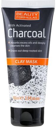 Beauty Formulas Charcoal maska glinkowa 100ml