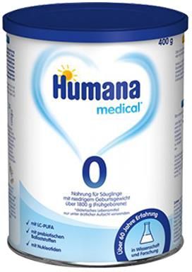Humana 0 Mleko dla niemowląt urodzonych przedwcześnie 400G - Ceny i opinie  