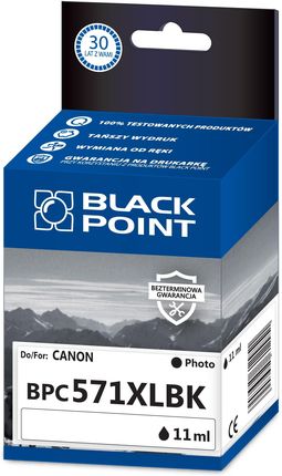 Black Point photo zamiennik do drukarki Canon CLI-571BKXL (bpc571xlbk)