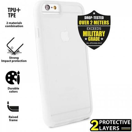 PURO Impact Pro Flex Shield iPhone 6/6s Biały (IPC647FLEXSHWHI)