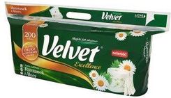 Zdjęcie Velvet Papier toaletowy Excellence Rumianek i Aloes 8 rolek - Złotów