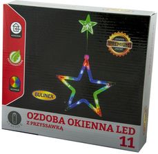 Zdjęcie Ozdoba okienna LED gwiazda 11 diod multikolor - Ożarów Mazowiecki