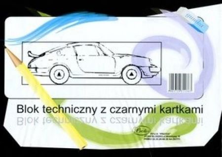 Protos Blok Techniczny Protos Z Czarnymi Kartkami A4 10