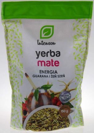 Intenson Herbata Yerba Mate energia guarana i żeń szeń 150g