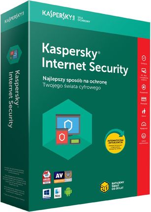 Kaspersky Internet Security multi-device 1PC/1Rok Odnowienie (KL1941PCAFR)