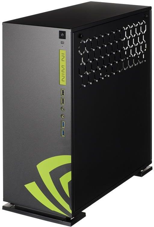 Obudowa komputerowa IN WIN 303 NVIDIA Midi-Tower, Czarno-zielony ...