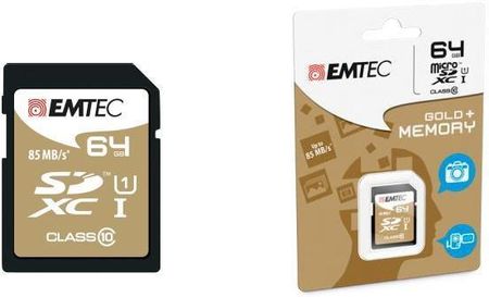 Emtec Gold+ SDXC 64GB Class 10 (ECMSD64GXC10GP)