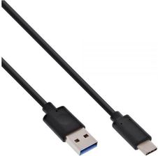 InLine USB A - USB C (M/M) 0.5m Czarny (35716)