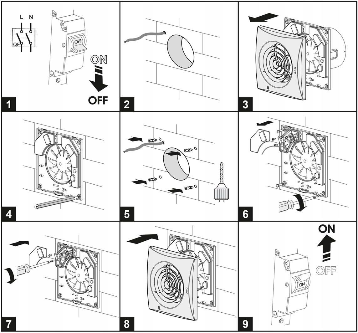 Vents Quiet 100 Cichy 25 Db Łożysko Kulkowe - zdjęcie 3 Vents Quiet 100 Cichy 25 Db Łożysko Kulkowe