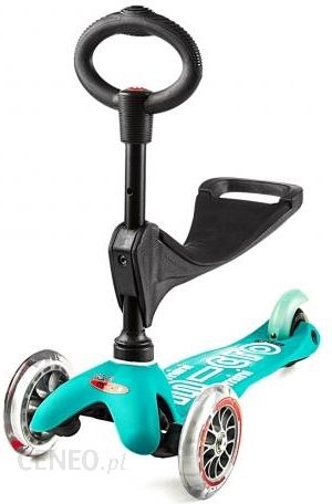 „Micro Scooter And Ride Mini Deluxe 3in1 Turquoise“ (mmd011)