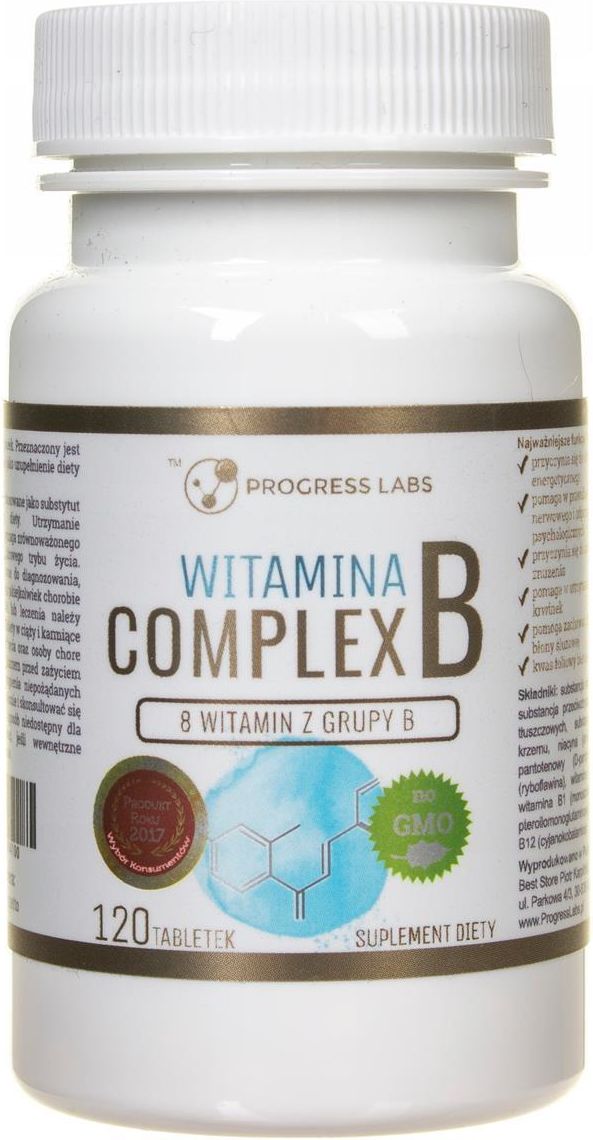 Progress Labs Witamina B Complex 120 Tabl Opinie I Ceny Na Ceneopl 7707