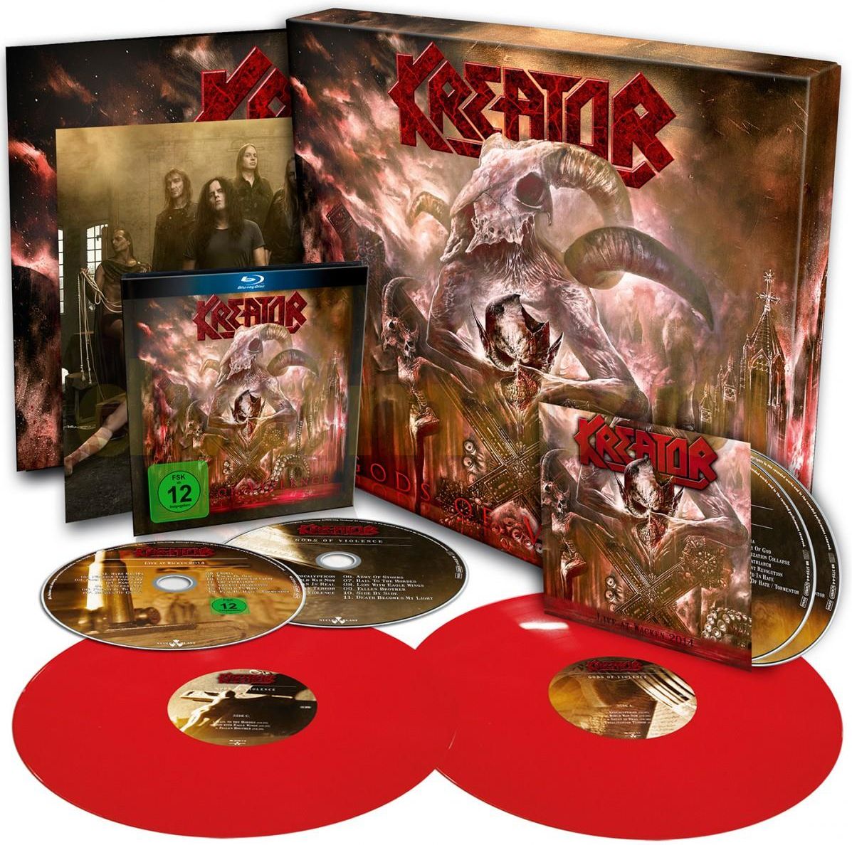 Kreator: Gods Of Violence [BOX] [2xWinyl]+[Blu-Ray]+[DVD]+[2CD] - Ceny ...