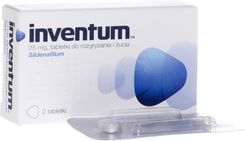 Inventum 25 mg 2 tabletki do żucia lub rozgryzania