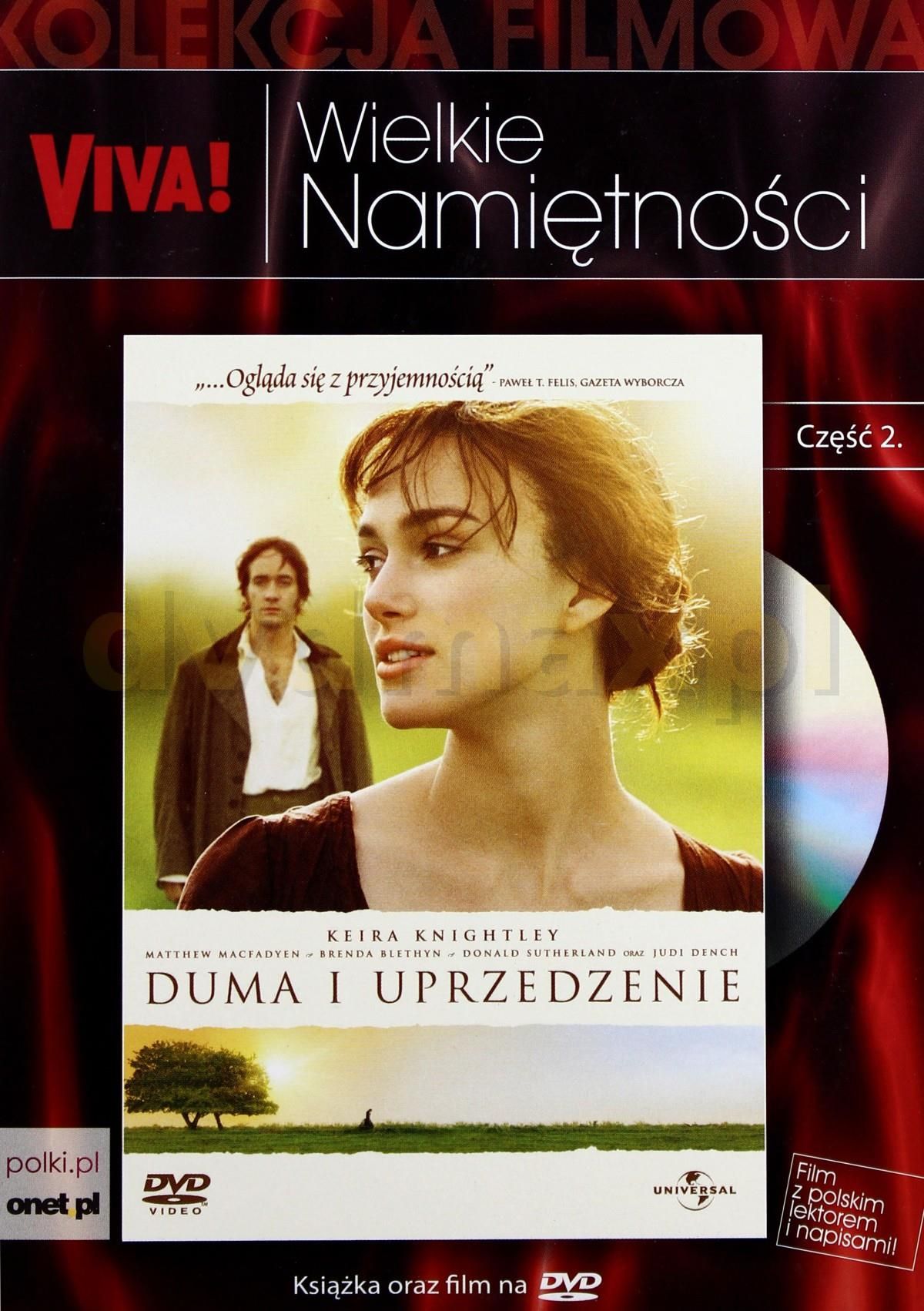 Filmy Podobne Do Dumy I Uprzedzenia Film DVD Viva! Kolekcja Wielkie Namiętności 02: Duma i uprzedzenie