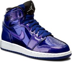 Buty NIKE Air Jordan 1 Retro High Bg 705300 420 Deep Royal Buty damskie Nike Air Jordan 1 Retro high gs navy blue