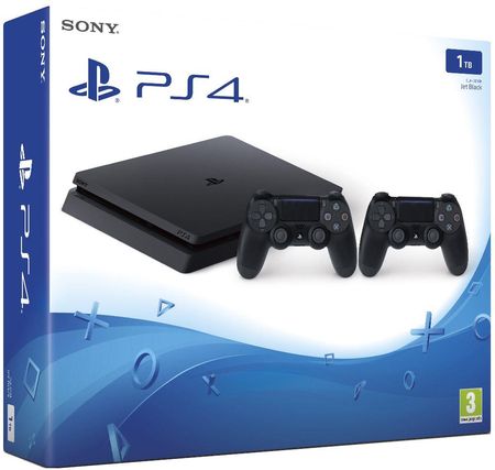 Sony PlayStation Slim 1TB Czarny + 2 i opinie - Ceneo.pl