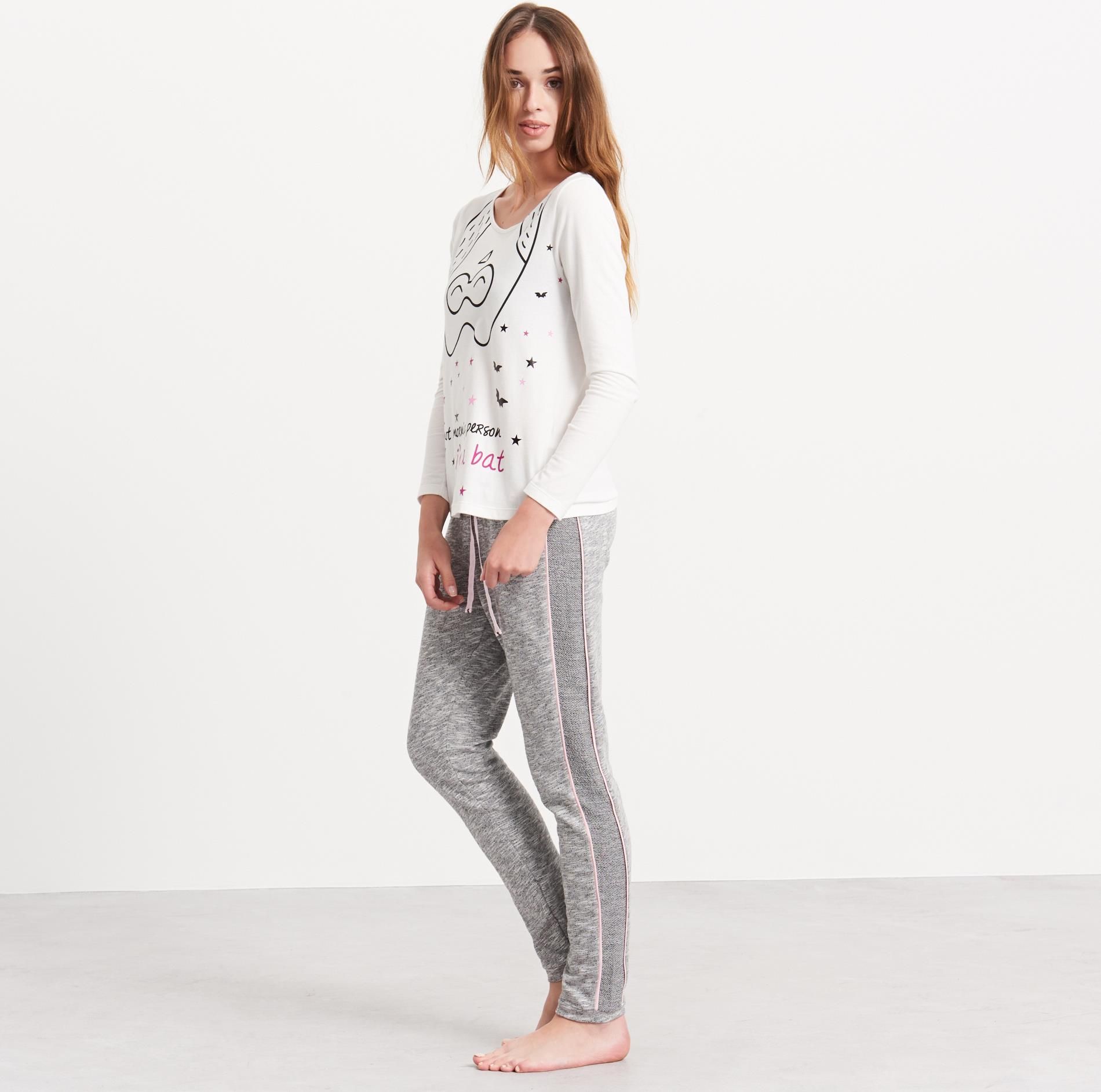 Reserved - Dwuczęściowa piżama - Kremowy - damska - Ceny i opinie ...