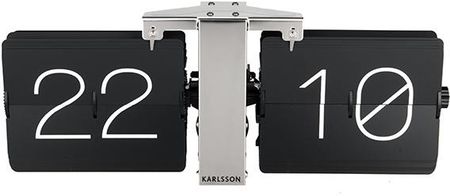 Karlsson Zegar biurkowy Flip Clock No Case KA5601BK czarny