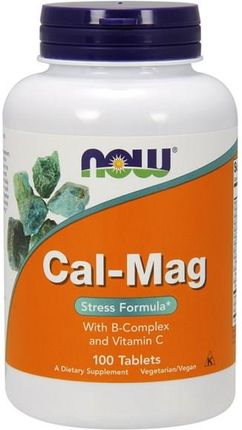 Tabletki NOW Foods Cal-Mag Stres Formula 100 szt.
