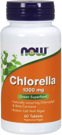 NOW Foods Chlorella 1000mg 60 kaps