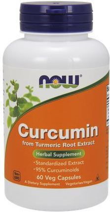 Now Foods Curcumin Turmeric Root 95% 60 kaps.