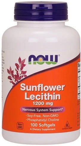 NOW Foods Sunflower Lecithin 1200mg Opinie i ceny na Ceneo.pl