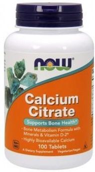 Now Foods Calcium Citrate 100 tabl.