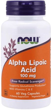 Now Foods Alpha Lipoic Acid 100mg 60 kaps