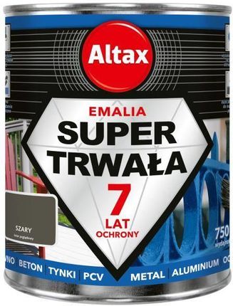 Altax Emalia Super Trwała 0,75L Czarny mat