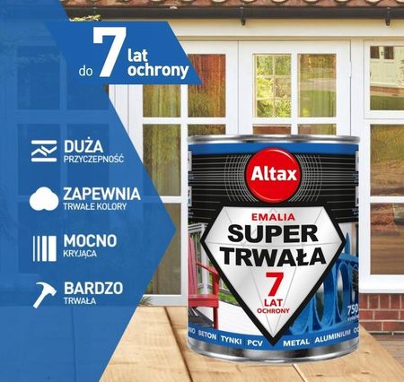 Altax Emalia Super Trwała 0,75L Brąz - zdjęcie 6