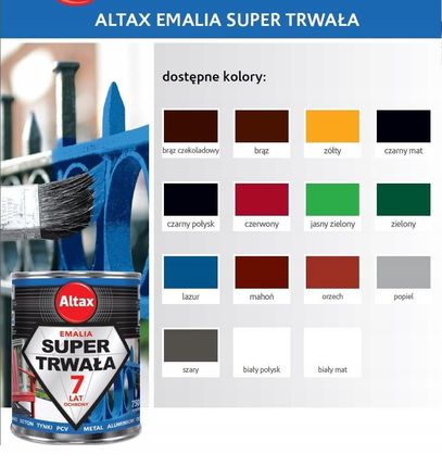 Altax Emalia Super Trwała 0,75L Brąz - zdjęcie 5