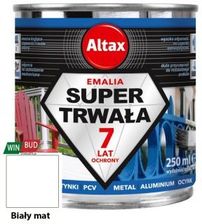 Zdjęcie Altax Emalia Super Trwała 0,25L Biały mat - Aleksandrów Kujawski