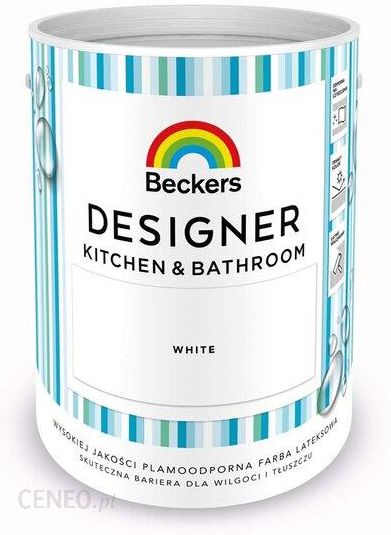  Tikkurila Beckers Emulsja Designer Kitchen & Bathroom white 5l