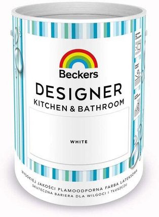 Tikkurila Beckers Emulsja Designer Kitchen & Bathroom white 5l