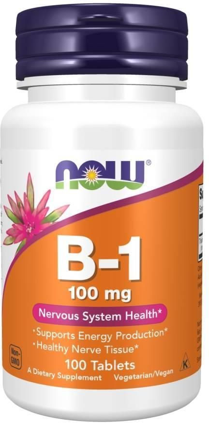 Now Foods Witamina B-1 100 Mg 100 Tabl. - Opinie I Ceny Na Ceneo.pl