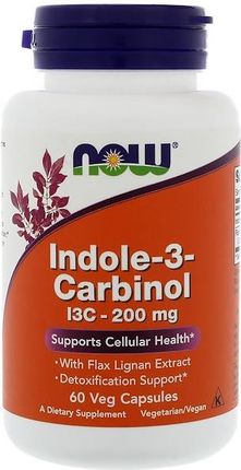 Now Foods Indole-3-Carbinol I3C 200 mg 60 kaps.
