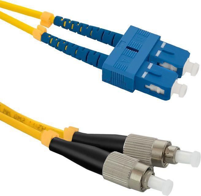 Qoltec Optic Patchcord SC/UPC - FC/UPC SM 9/125 G652D 3m