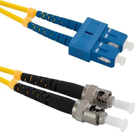 Qoltec Optic Patchcord SC/UPC - ST/UPC SM 9/125 G652D 2m (54060)