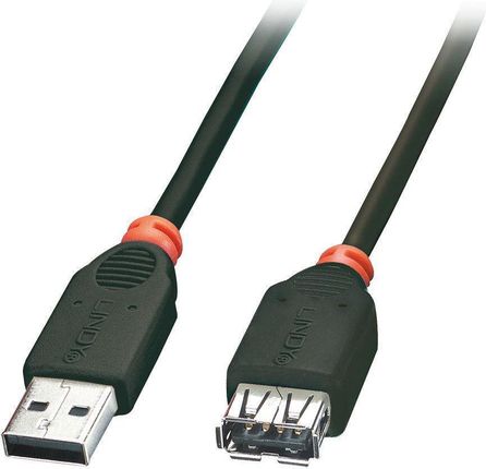 LINDY USB-A - USB-A 3m Czarny (41774)
