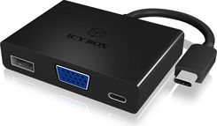 Icy Box USB-C - USB-A + VGA + USB-C (60072)