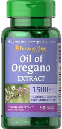 Puritans Pride Olej Oregano Extract 1500 mg 90 kaps. 