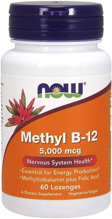 Now Foods Methyl B-12 5000mcg 5mg 60 kaps.