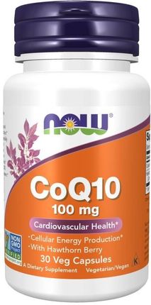 Now Foods CoQ10 100 mg + Głóg 30 kaps.